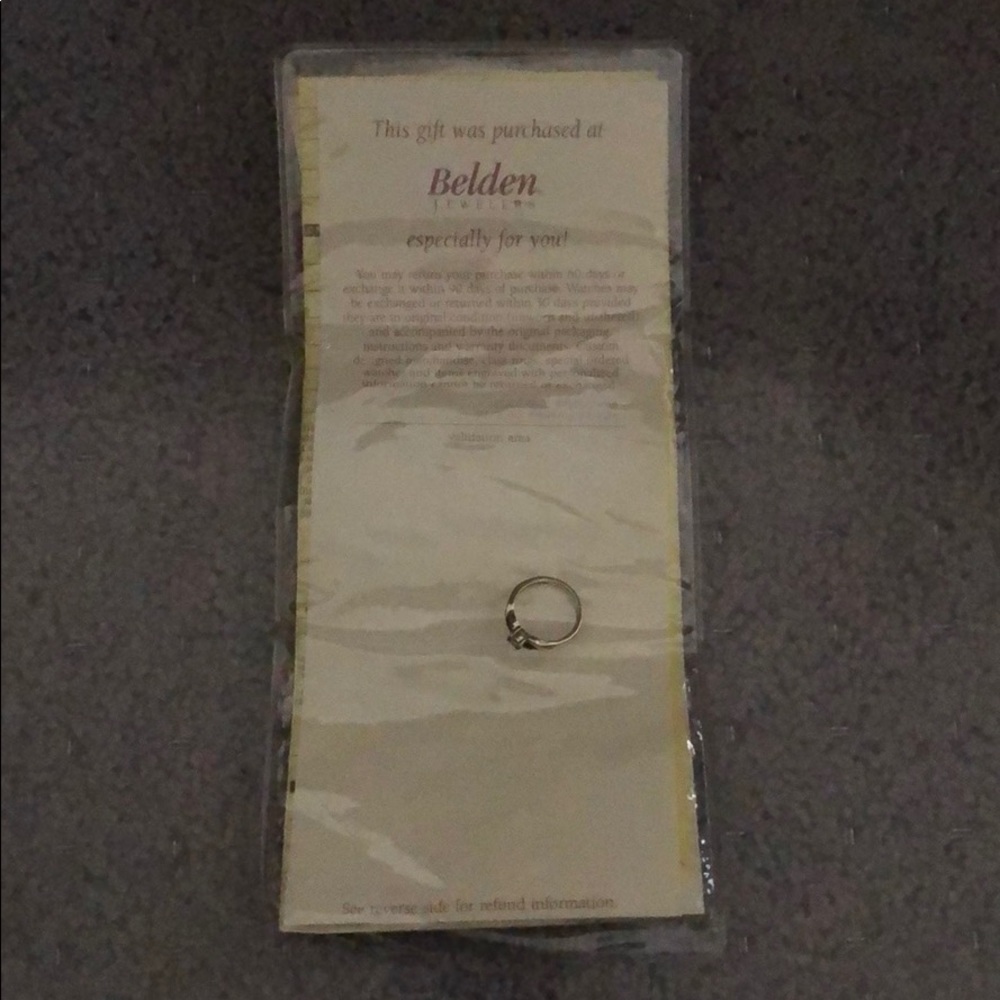 Size 5 engagement ring